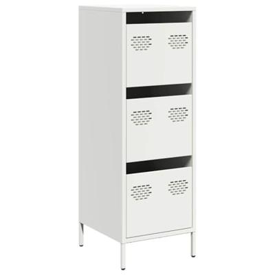Hoge kast 39x35x103,5 cm staal zwart