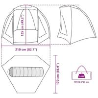 VidaXL Vistent waterdicht camouflage - thumbnail