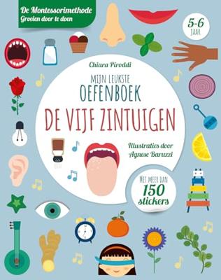 Mijn leukste oefenboek De vijf zintuigen