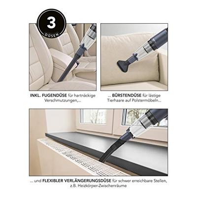 Maxxmee Accu-handstofzuiger 11.1V - Zakloze draadloze stofzuiger