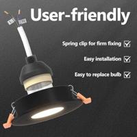 VidaXL Spotje 24 pcs zwart 9 x 9 x 2 cm aluminium - thumbnail