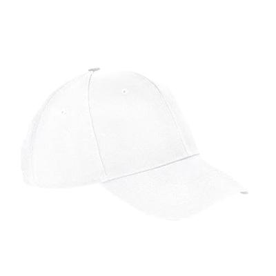 Beechfield CB18 Ultimate 6 Panel Cap - White - One Size Beechfield CB18 Ultimate 6 Panel Cap - White - One Size