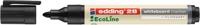 Whiteboardmarker edding 28 eco rond 1.5-3 zw - thumbnail