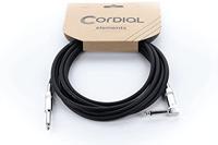 Cordial 14761 Jackplug Instrumenten Aansluitkabel [1x Jackplug male 6,3 mm (mono) - 1x Jackplug male 6,3 mm (mono)] 3 m Zwart Flexibel - thumbnail