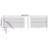 VidaXL Gaashek 2x10 m antracietkleurig - thumbnail