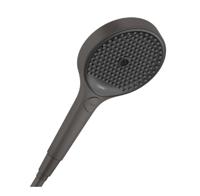 Hansgrohe Handdouche Rainfinity 130 3jet EcoSmart Geborsteld Zwart Chroom - thumbnail