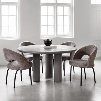 DTP Home Ronde Eettafel 'Clio' Betonlook, 140cm, kleur Grijs DTP Home Ronde Eettafel 'Clio' Betonlook, 140cm, kleur Grijs