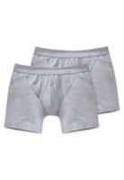 Schiesser 2-Pack heren boxershort Gulp - Authentic - Elastisch katoenen heren onderbroek met sluiting - thumbnail