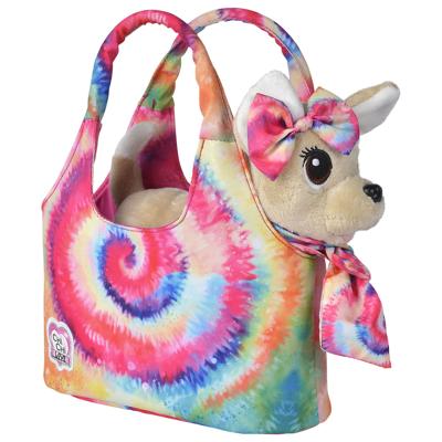 Simba Chi chi love puppy knuffel in tas batik style Simba Chi chi love puppy knuffel in tas batik style