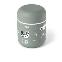 Kleine geïsoleerde lunchbox - MONBENTO - Luchtdichte lunchbox - Houdt eten tot 5 uur warm/vers - MB Capsule Raccoon - thumbnail