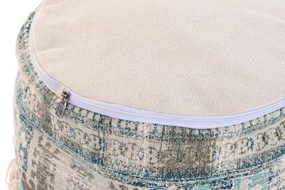 Kussen DKD Home Decor Voor op de grond Beige Blauw Bruin 40 x 40 x 40 cm Arabisch Franjes