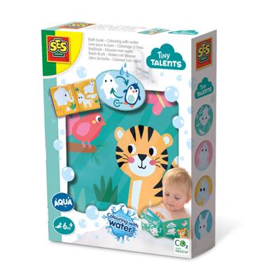 SES Badboek kleuren in het water