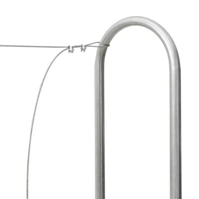 Haardhoutrek met regenhoes 250x25x150 cm gegalvaniseerd staal Haardhoutrek met regenhoes 250x25x150 cm gegalvaniseerd staal