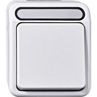 Schneider Electric MEG3150-8019 AquaStar Compleet Knop spatwaterdicht Polar-wit 1 stuks 1 stuk(s) - thumbnail
