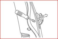 KS Tools 150.1609 Deurgreep-gereedschap, Golf 6 + Tiguan, 260 mm - thumbnail