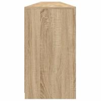 Dressoir met LED-verlichting 283x37x67 cm sonoma eikenkleurig - thumbnail