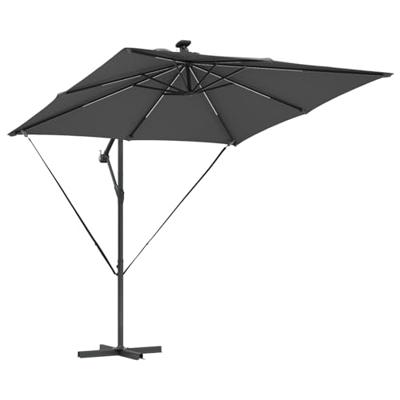 Cantilever Banana Parasol Antraciet 249 x 249 x 250 cm