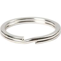 Creativ Company Sleutelring, d 28 mm, verzilverd, 4 stuk/ 1 doos - thumbnail