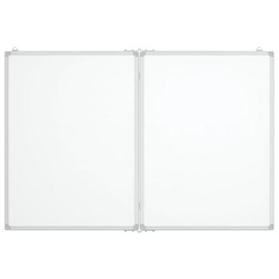 Whiteboard magnetisch inklapbaar 120x80x1,7 cm aluminium
