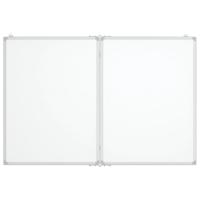 Whiteboard magnetisch inklapbaar 120x80x1,7 cm aluminium - thumbnail