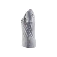 Blåkläder Dames T-Shirt 3D 34311043 | Grijs Mêlee | Maat M - 7330509770931 - thumbnail