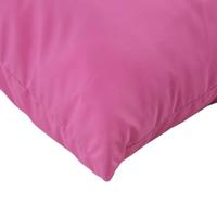 VidaXL Spreidkussens effen 4 pcs roze 40 x 40 cm polyester stof - thumbnail