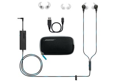Bose 718839-0010 QuietComfort 20 akoestische ruisonderdrukkende hoofdtelefoon voor Apple apparaten (zwart)