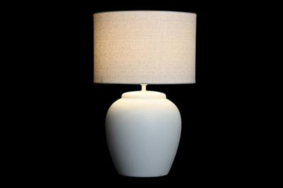 Bureaulamp DKD Home Decor Wit Porselein 25 W 50 W 220 V 38 x 38 x 58 cm