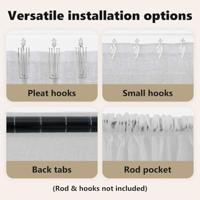 VidaXL Voile gordijn 2 pcs lichtgrijs 175 x 140 cm polyester - thumbnail