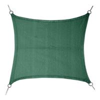 Schaduwdoeken Faura Groen 5 x 5 m Vierkant - thumbnail