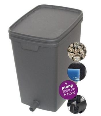 Vijvertechniek box filter 4000 + pomp