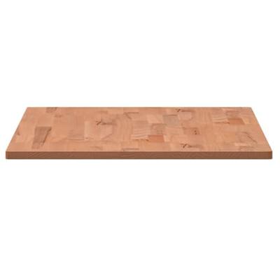 Tafelblad rechthoekig 80x40x1,5 cm massief beukenhout