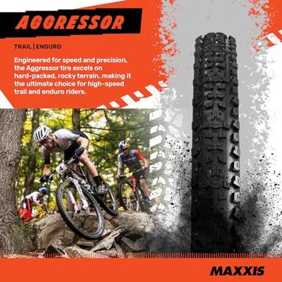 Schwalbe Maxxis buitenband aggressor exo tr 29 x 2.50 zw vouw - thumbnail