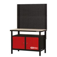 KS Tools 8650002 Professionele werkbank met 2 deuren, H840xB1200xT600mm (b x h x d) 1200 x 840 x 600 mm - thumbnail