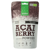 Purasana Acai bessen poeder vegan bio 100 Gram - thumbnail