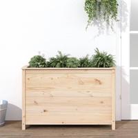 Plantenbak verhoogd 119,5x40x78 cm massief grenenhout - thumbnail