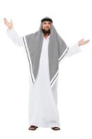 Sjeik Kostuum Deluxe Wit - thumbnail