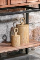 Doos-Juwelenkistje Home ESPRIT Bruin Hars 14 x 14 x 28 cm - thumbnail