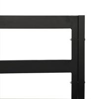 Tuinstoel met grijze kussens 68x76x79 cm staal - thumbnail