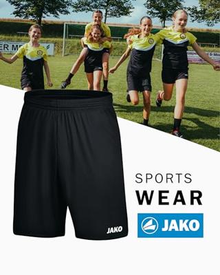 JAKO 4400D Short Manchester 2.0 Dames - Zwart - 42-44