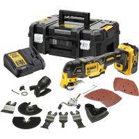 DeWalt DCS356P1 Oscillerende multitool | 18V | 5.0Ah | Li-Ion in TSTAK - Geleverd met 1 accu - DCS356P1 - thumbnail