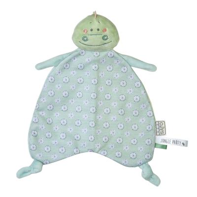 Saro Knuffeldoekje Krokodil Groen Junior 20 X 24 Cm Saro Knuffeldoekje Krokodil Groen Junior 20 X 24 Cm