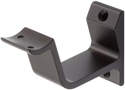 Hermeta 3552-18 leuninghouder holzadel 76 mm mat zwart