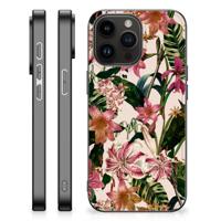 iPhone 15 Pro Max Bloemen Hoesje Flowers - thumbnail