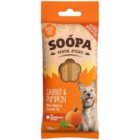 Soopa Dental Sticks met pompoen & wortel hondensnack Per 5 - thumbnail