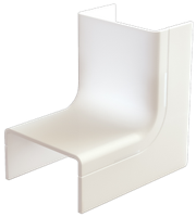 Binnenbocht wit 25X13 Systeem 25 wit Canalit CS25 BI W - thumbnail
