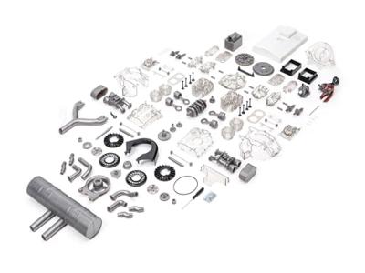 Franzis 1/3 Porsche Carrera Race Engine