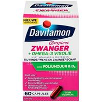 Davitamon Compleet Zwanger + Omega-3 Visolie Capsules - thumbnail