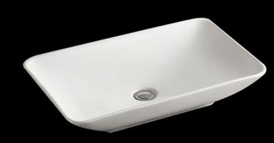 Opbouw Wastafel Best Design Azam 58x36x11,5 cm Keramisch Hoogglans Wit Opbouw Wastafel Best Design Azam 58x36x11,5 cm Keramisch Hoogglans Wit