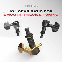 D&apos;Addario PWAT-6R2 Auto-Trim Tuning Machines 6 In-Line set-up zwart - thumbnail